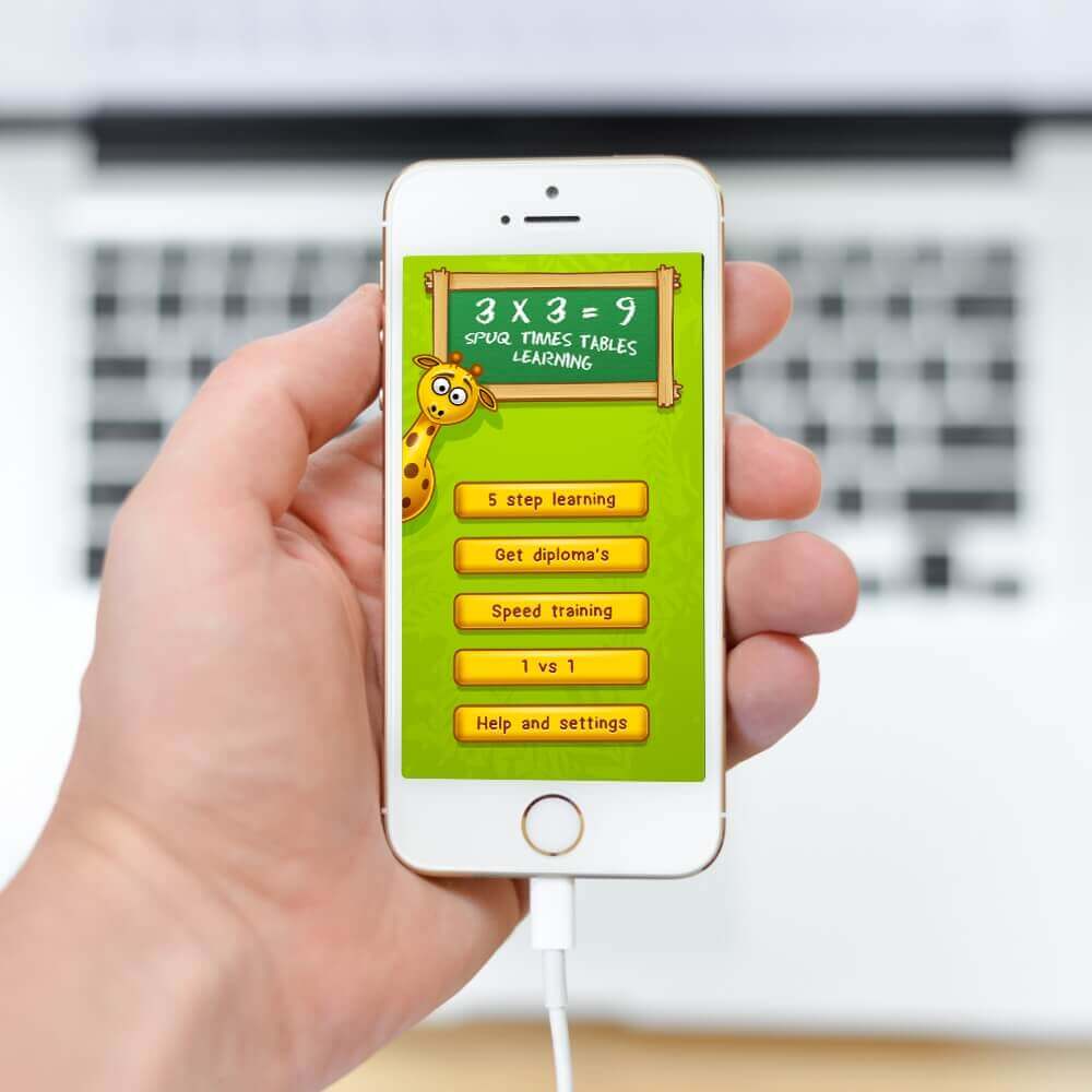 Times Tables learning with SpuQ App